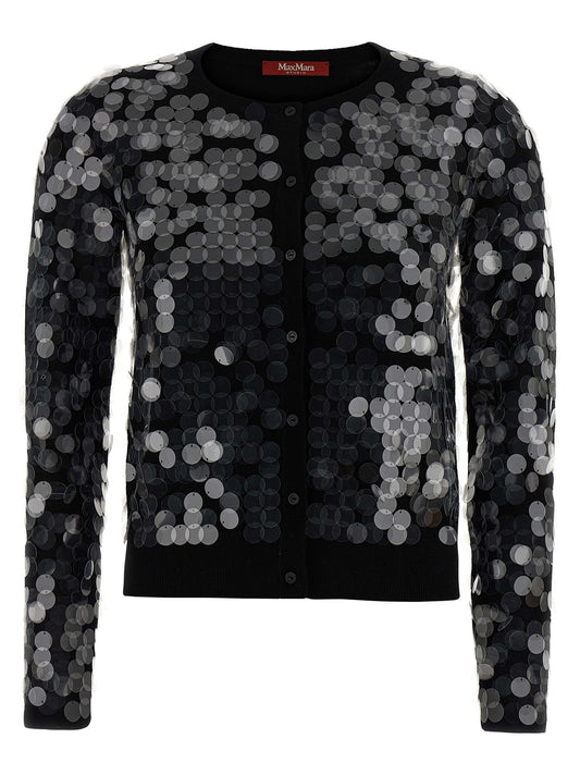Cárdigan Max Mara negro de lana virgen