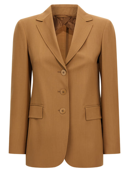 Blazer Max Mara de lana virgen marrón