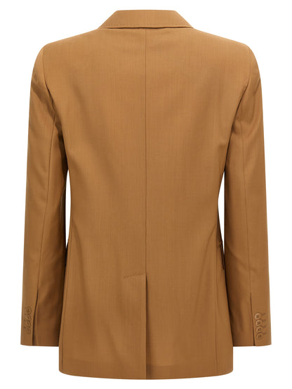 Blazer Max Mara de lana virgen marrón