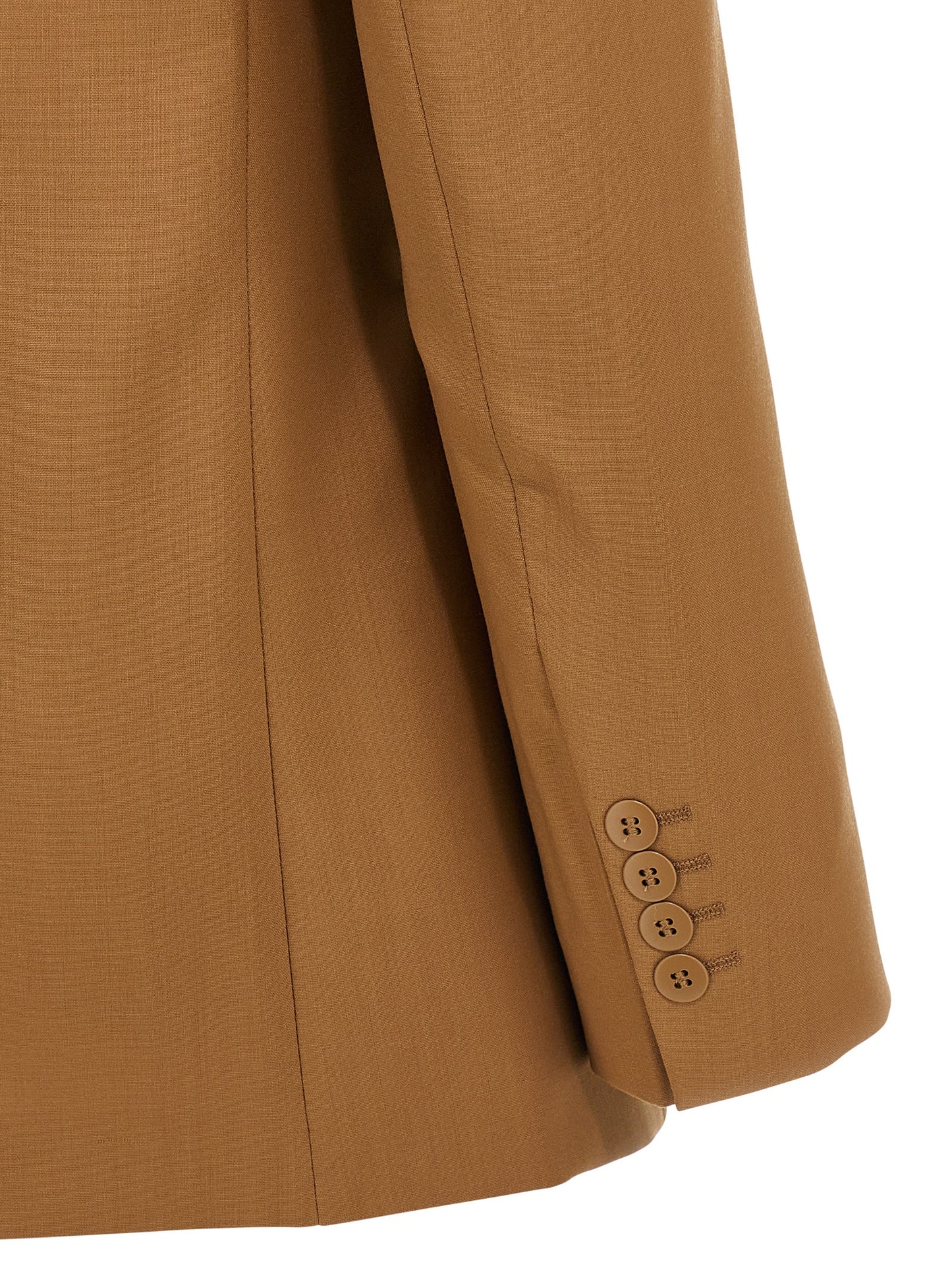 Blazer Max Mara de lana virgen marrón