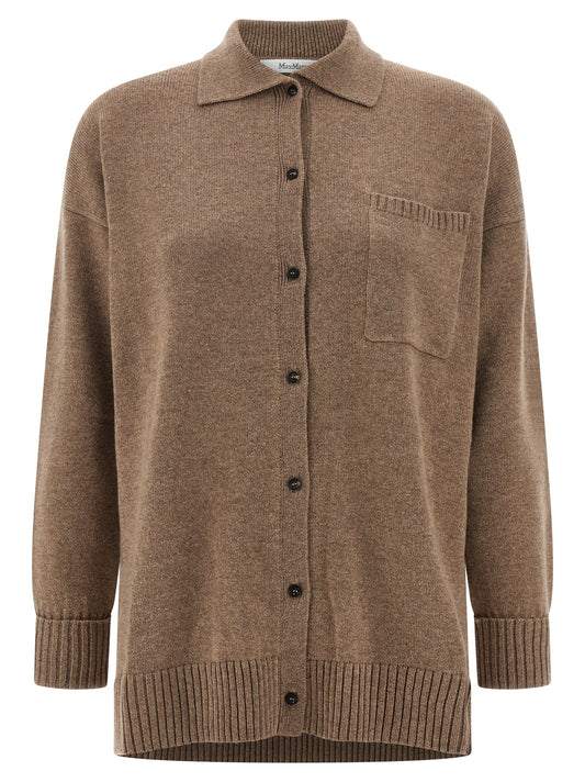 Cárdigan de cachemira marrón Max Mara