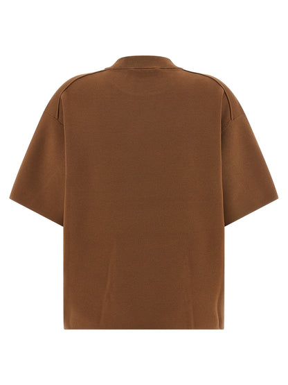 Cárdigan de viscosa marrón Max Mara