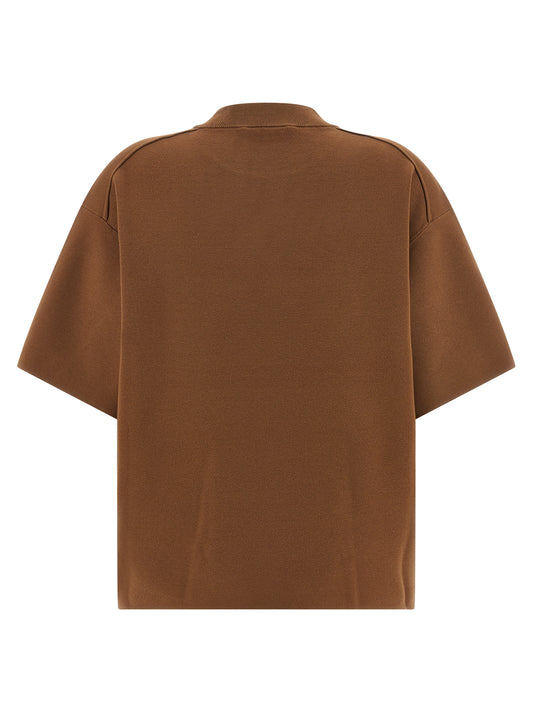 Cárdigan de viscosa marrón Max Mara