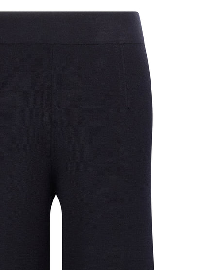 Pantalones casuales Max Mara de viscosa azul