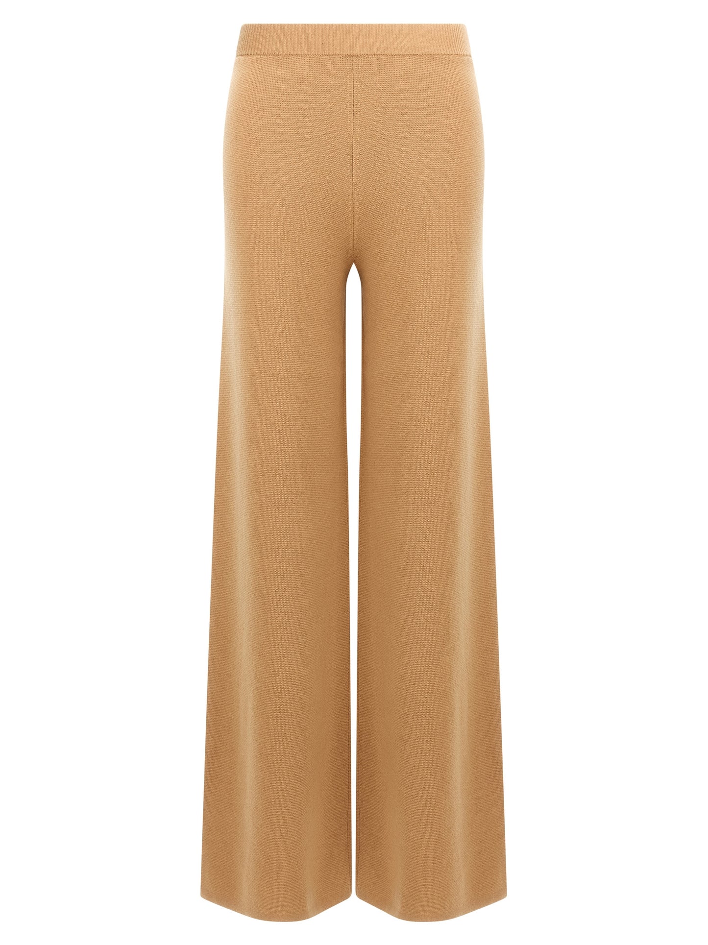 Pantalones casuales Max Mara de lana marrón