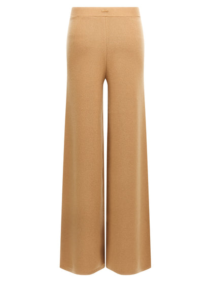 Pantalones casuales Max Mara de lana marrón