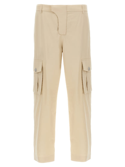 Pantalones cargo Balmain de algodón beige
