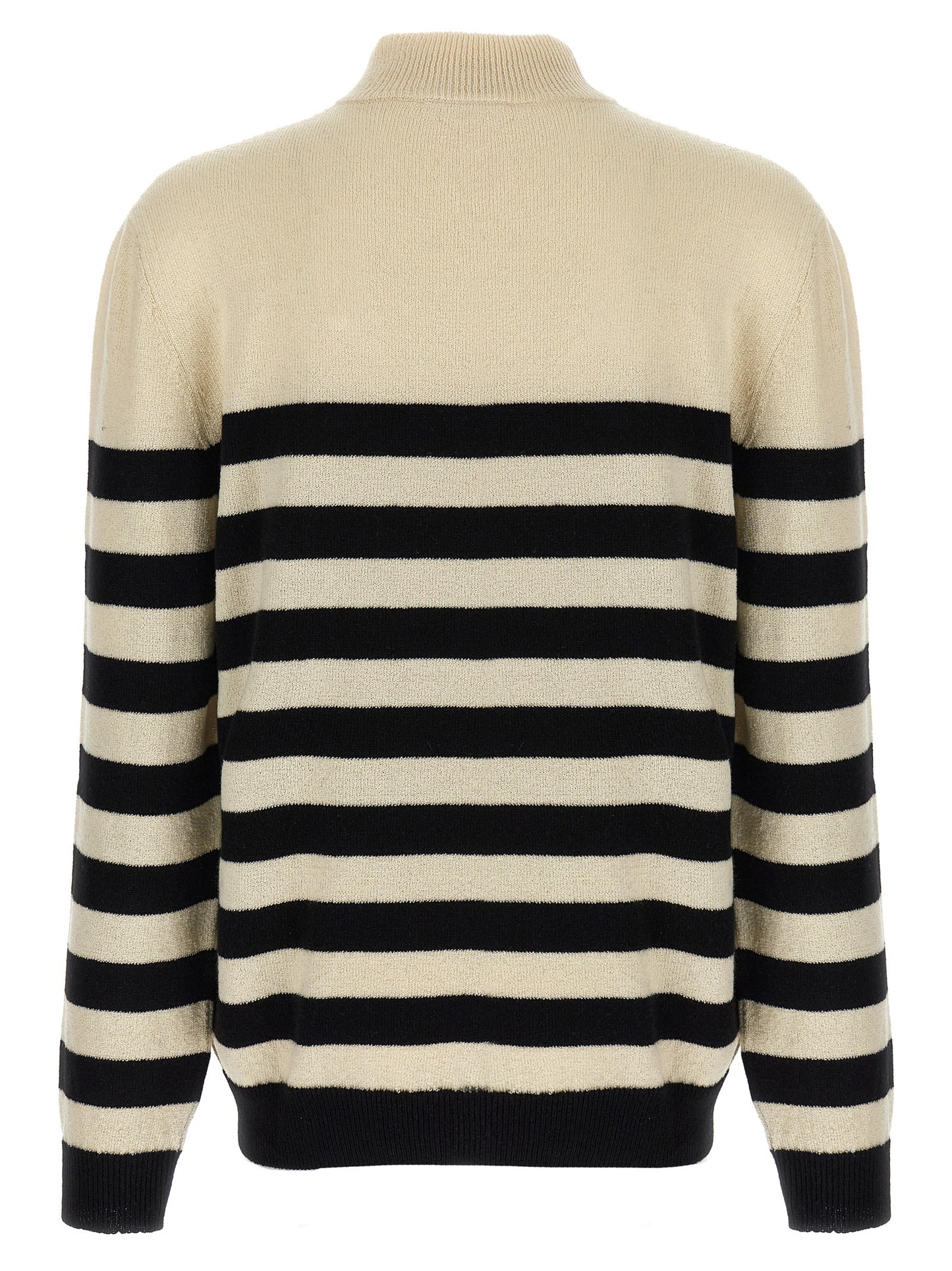 Cárdigan bicolor de lana Balmain