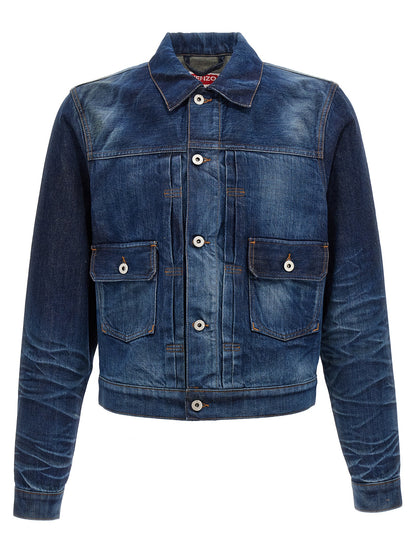 Chaqueta vaquera de algodón azul Kenzo