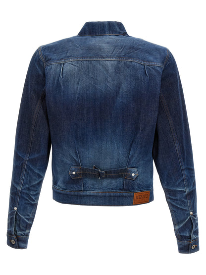 Chaqueta vaquera de algodón azul Kenzo
