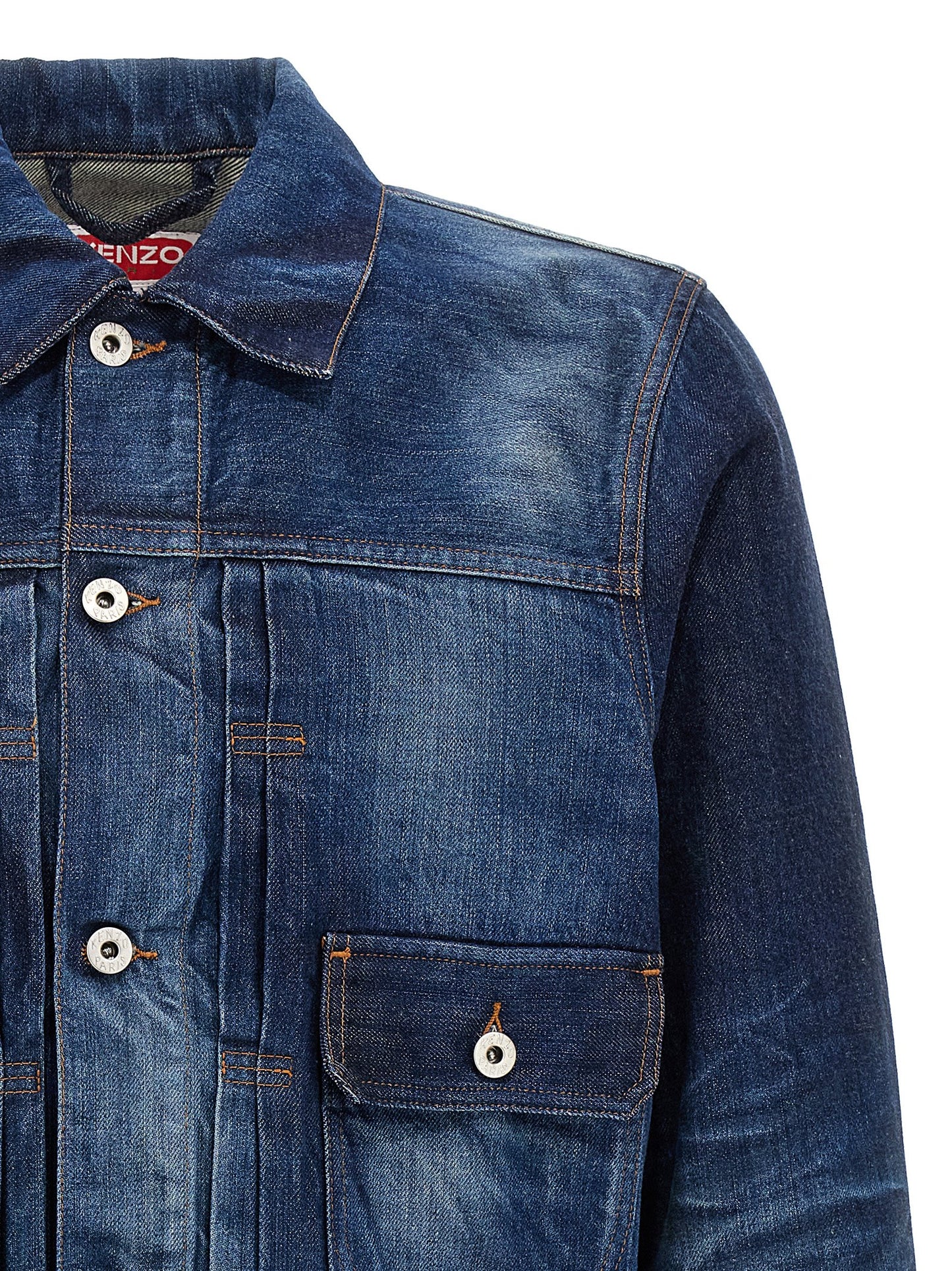 Chaqueta vaquera de algodón azul Kenzo