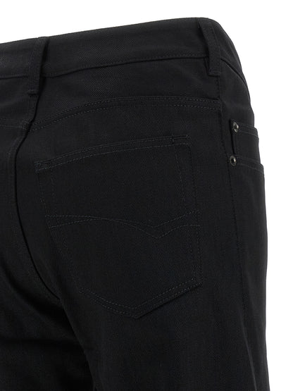 Jeans acampanados Balenciaga de algodón negro