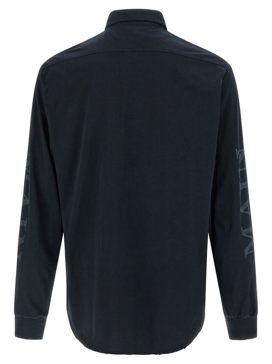 Balenciaga Blusa de algodón negra
