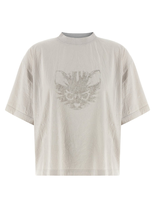Camiseta de algodón blanca Balenciaga