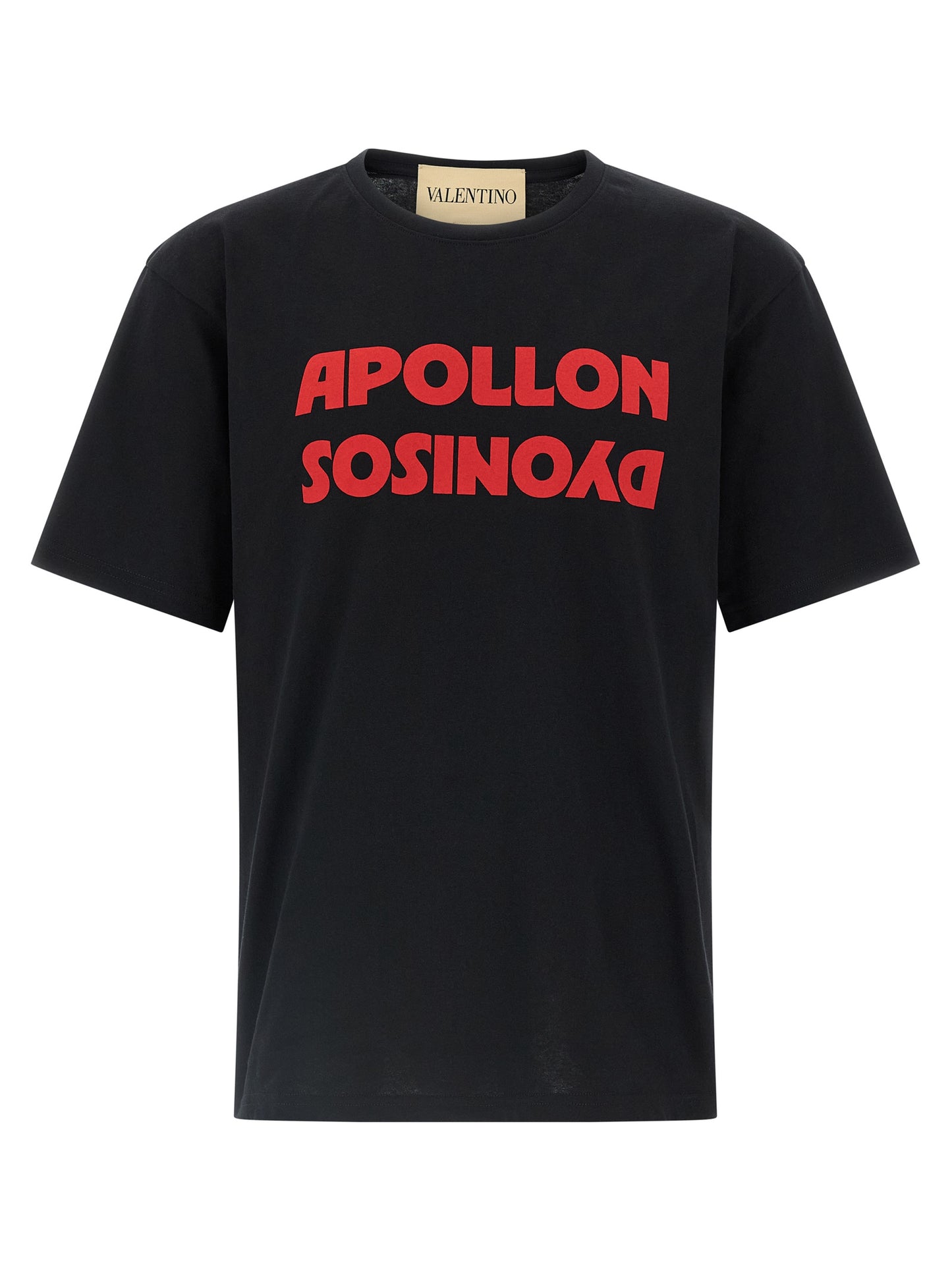T-shirt en coton noir Valentino Garavani