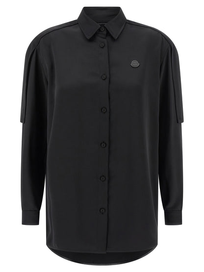 Blusa de poliéster negra MONCLER GENIUS