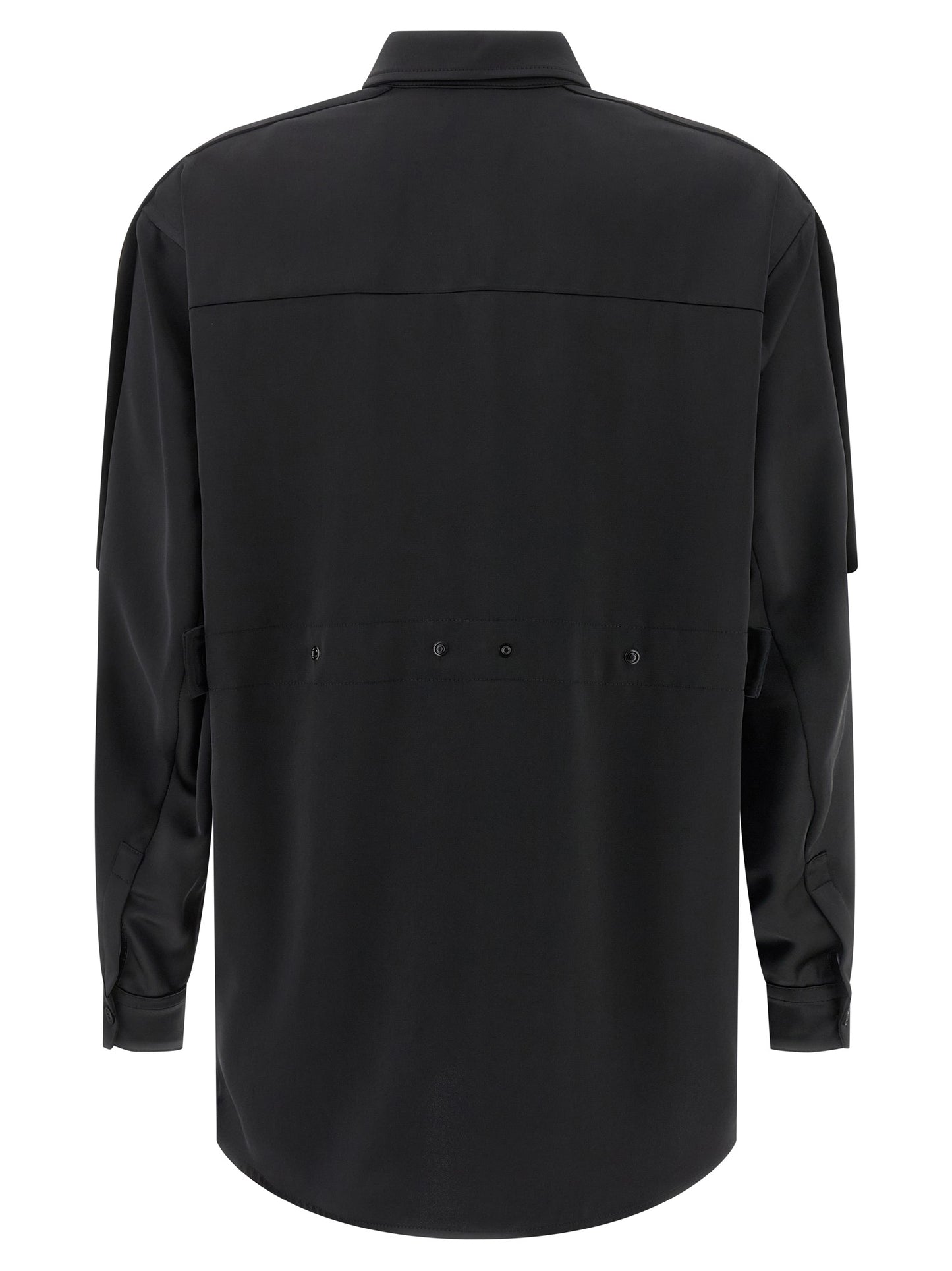Blusa de poliéster negra MONCLER GENIUS