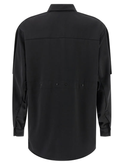 Blusa de poliéster negra MONCLER GENIUS