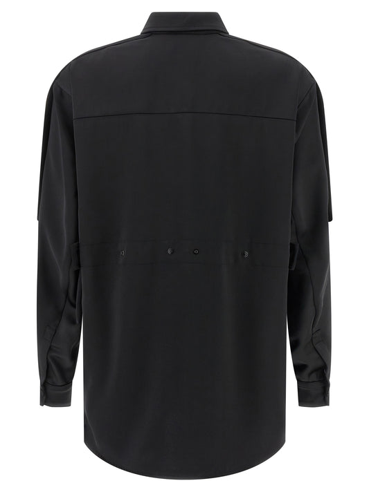 Blusa de poliéster negra MONCLER GENIUS