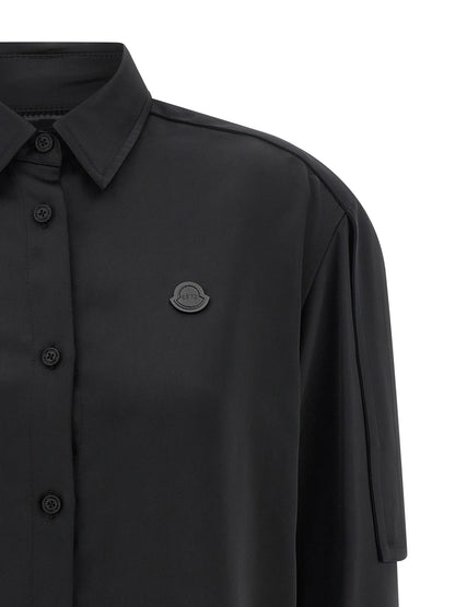 Blusa de poliéster negra MONCLER GENIUS