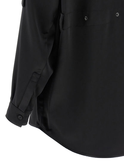 Blusa de poliéster negra MONCLER GENIUS
