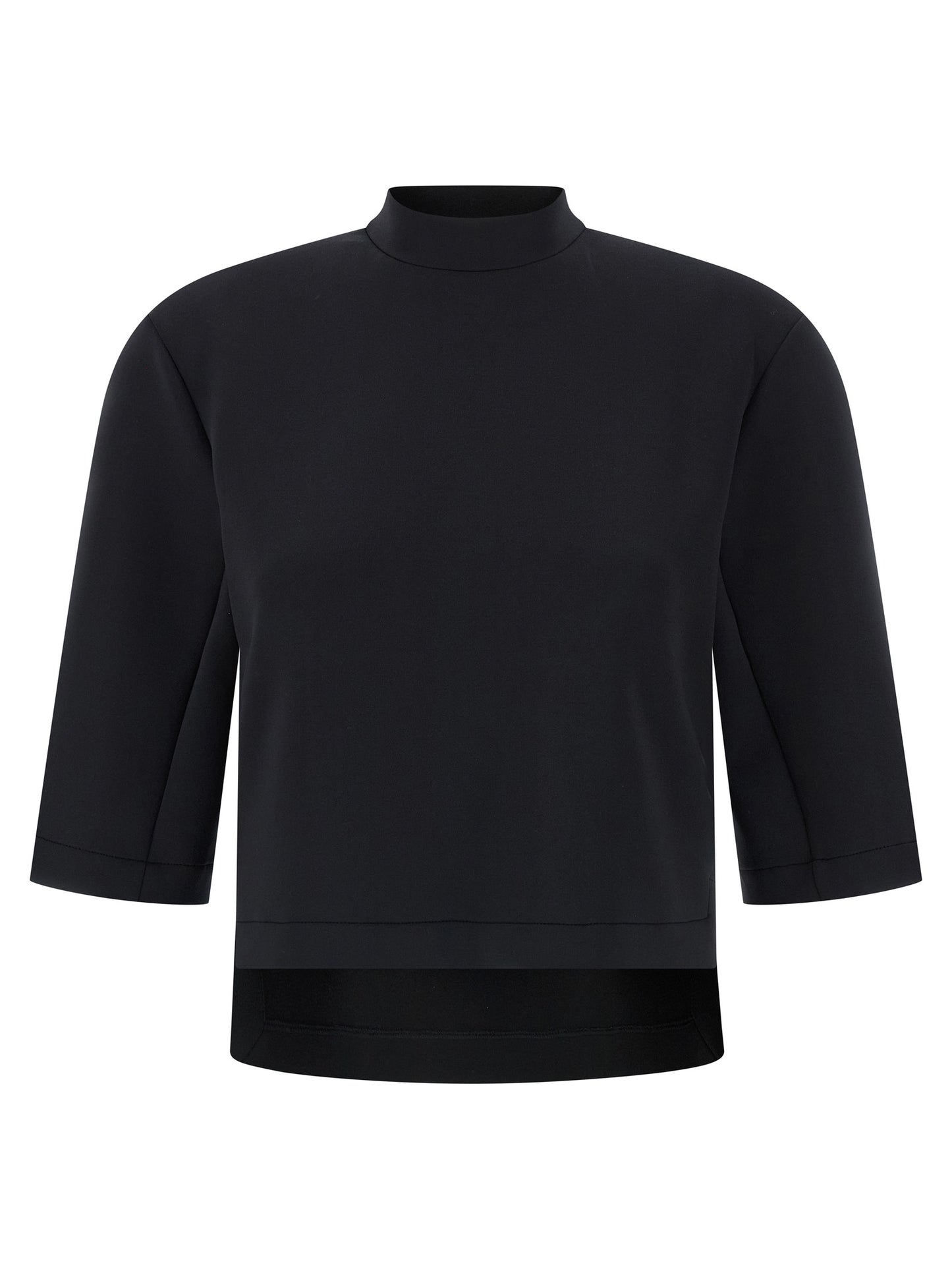 Top de poliéster negro MONCLER GENIUS