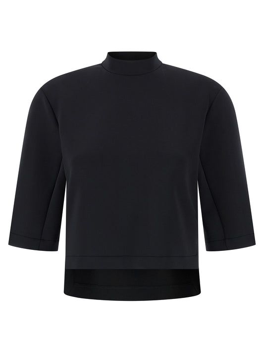 Top de poliéster negro MONCLER GENIUS