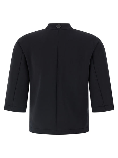 Top de poliéster negro MONCLER GENIUS