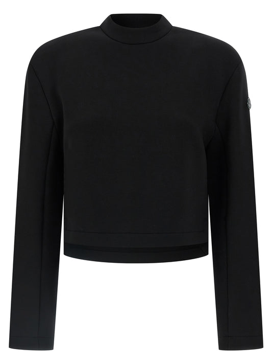 Sudadera de viscosa negra de MONCLER GENIUS