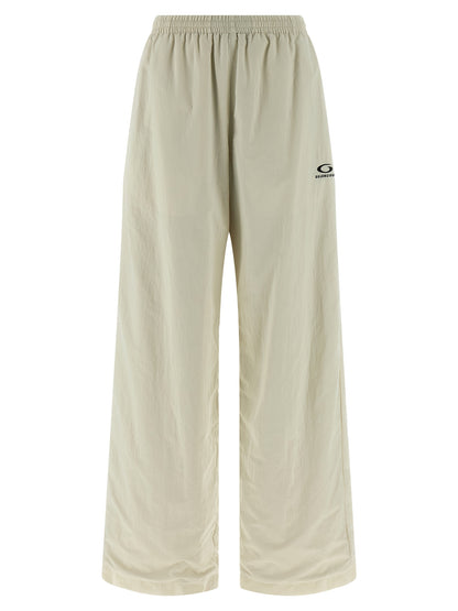 Pantalones Jogging Balenciaga Beige Poliamida Deportiva