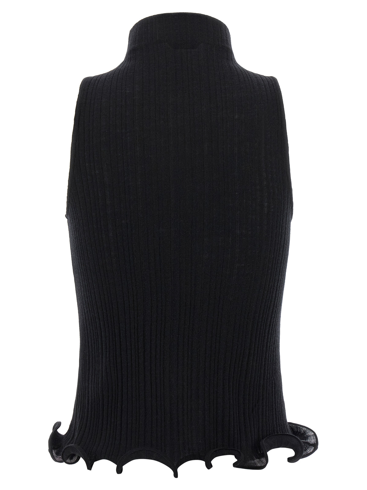 Débardeur noir en polyester Fendi