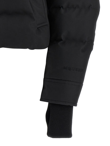 Chaqueta Alexander McQueen negra de poliamida
