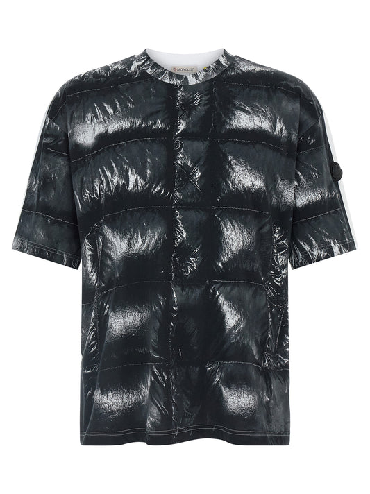 MONCLER GENIUS Camiseta de algodón negra
