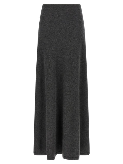 Falda Minicorta De Punto En Lana Gris Balenciaga Modelo