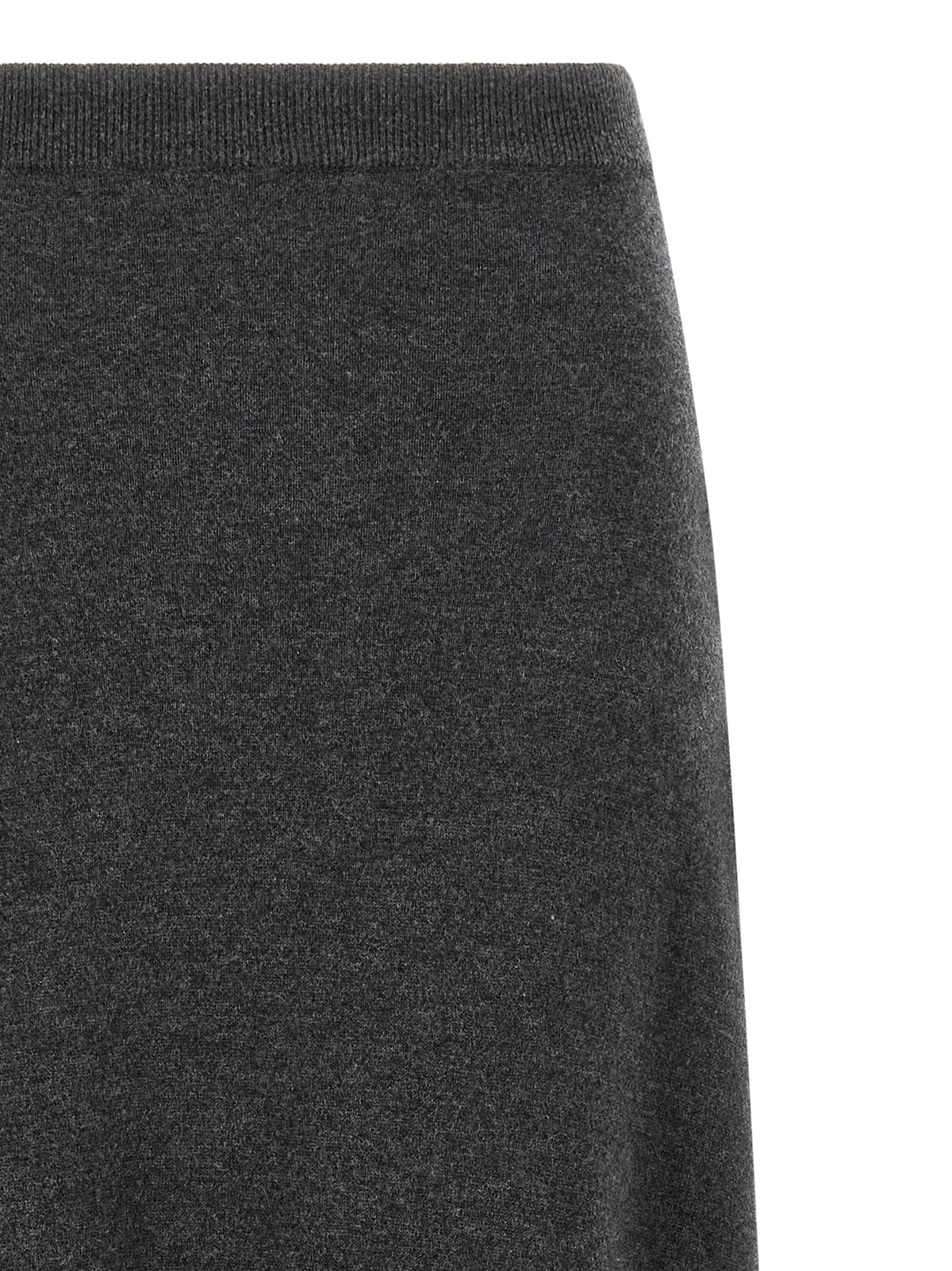 Falda Minicorta De Punto En Lana Gris Balenciaga Modelo