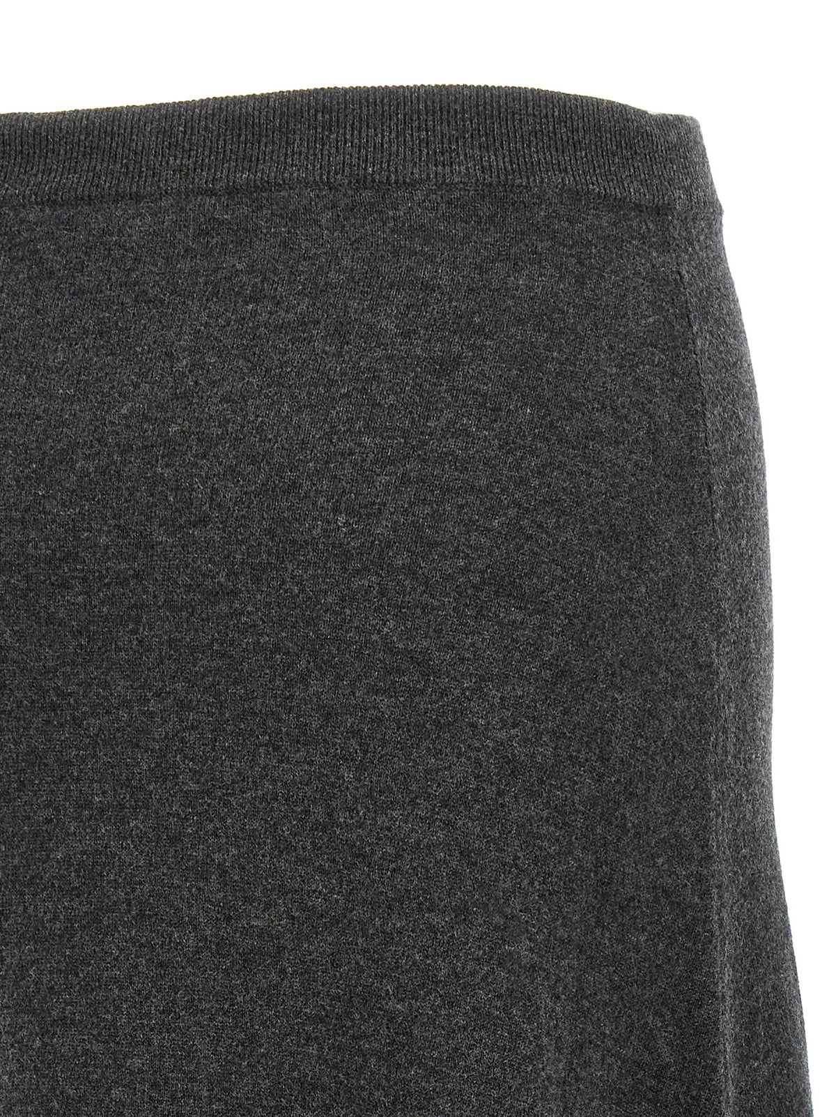 Falda Minicorta De Punto En Lana Gris Balenciaga Modelo