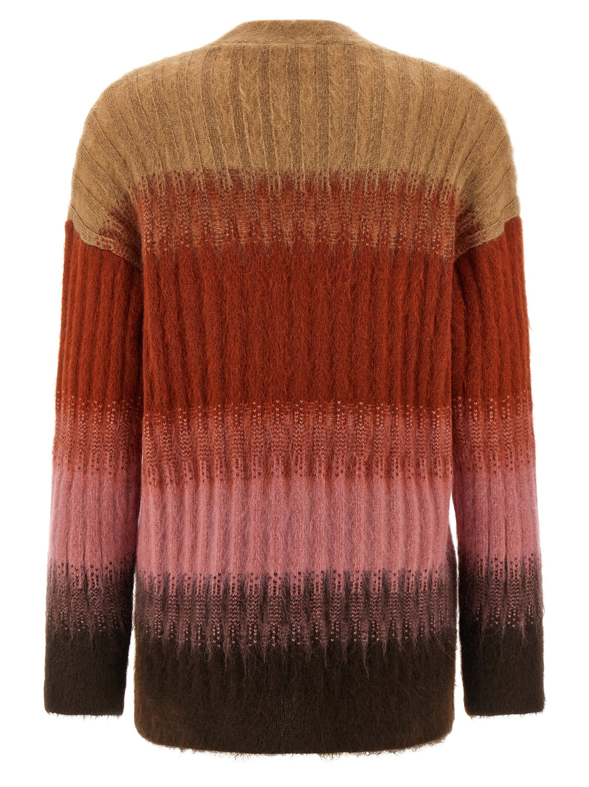 Cardigan en laine multicolore Fendi