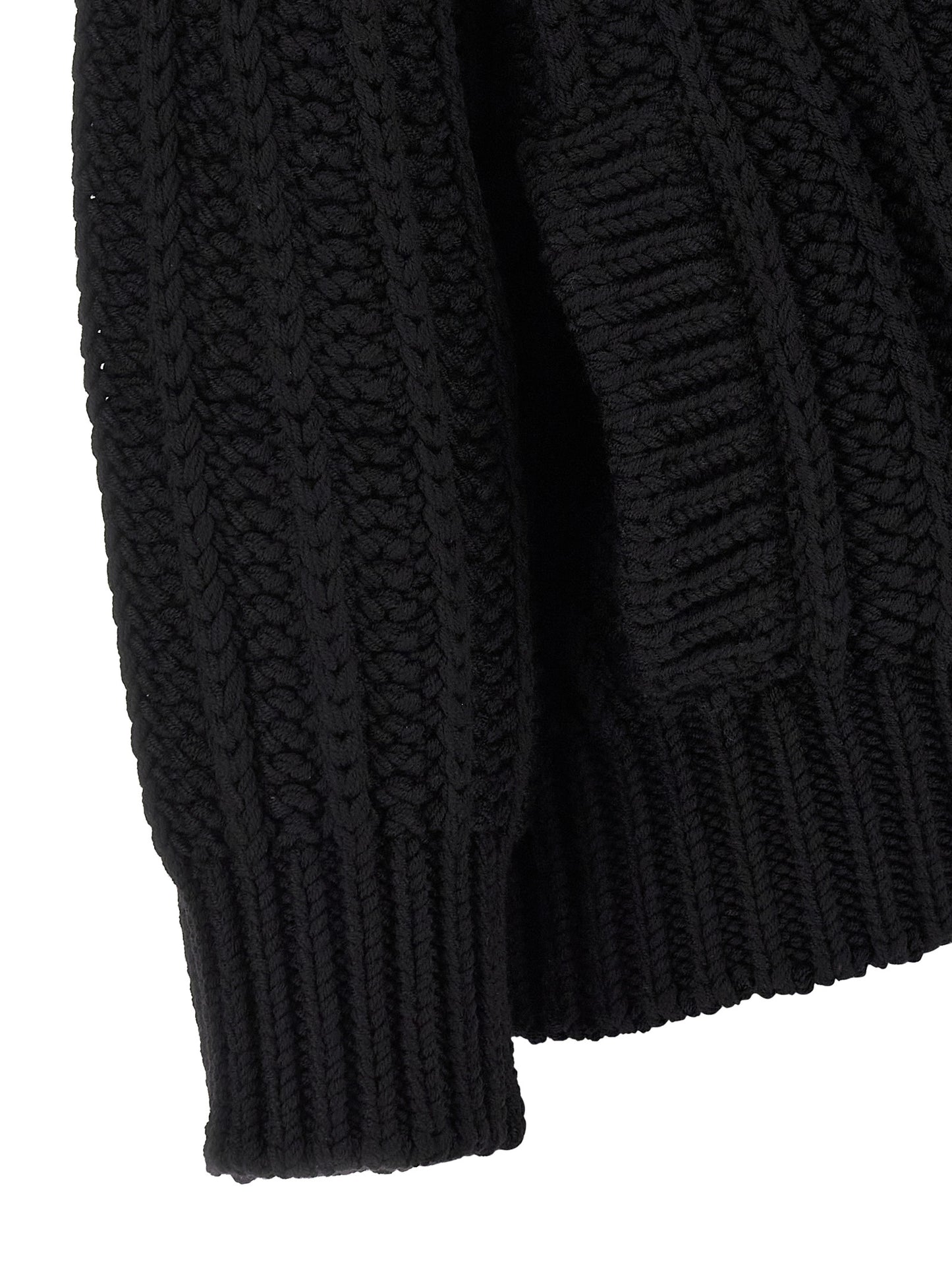 Cardigan Dolce & Gabbana en laine vierge noire