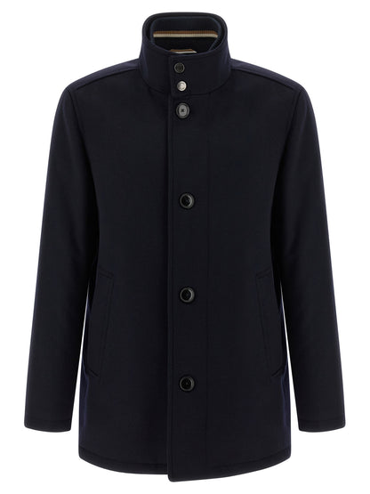 Manteau en laine bleu Hugo Boss Collection H-Coxtan-234