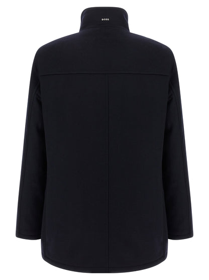 Manteau en laine bleu Hugo Boss Collection H-Coxtan-234
