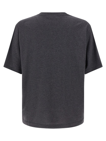 T-shirt gris en coton Dolce & Gabbana