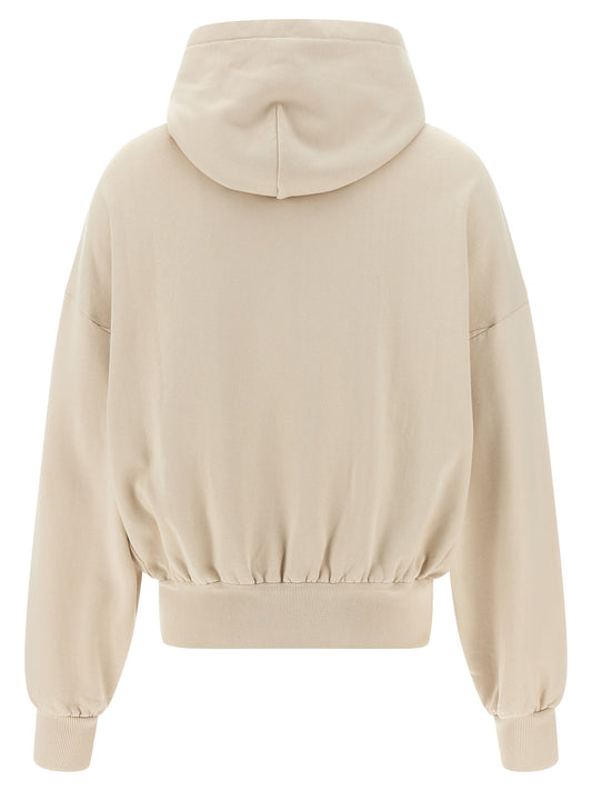 Sudadera de algodón beige Dolce & Gabbana