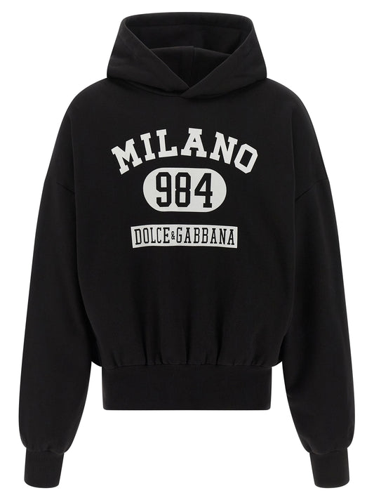 Sudadera bicolor de algodón de Dolce & Gabbana