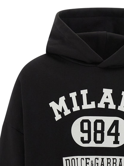 Sweat-shirt bicolore en coton Dolce & Gabbana
