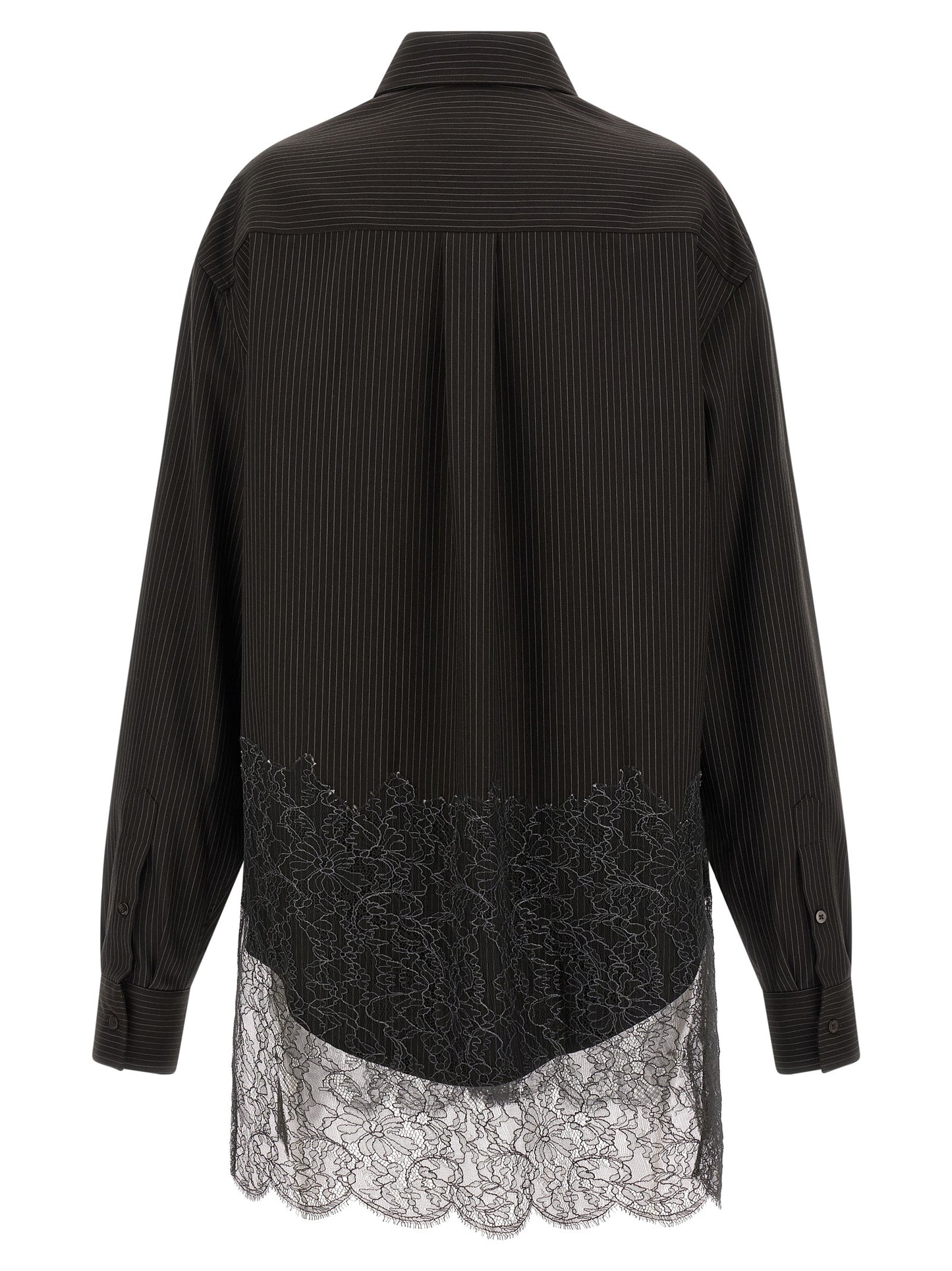 Chemisier Fendi en laine vierge marron