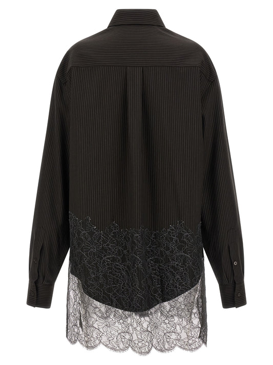Blusa Fendi de lana virgen marrón