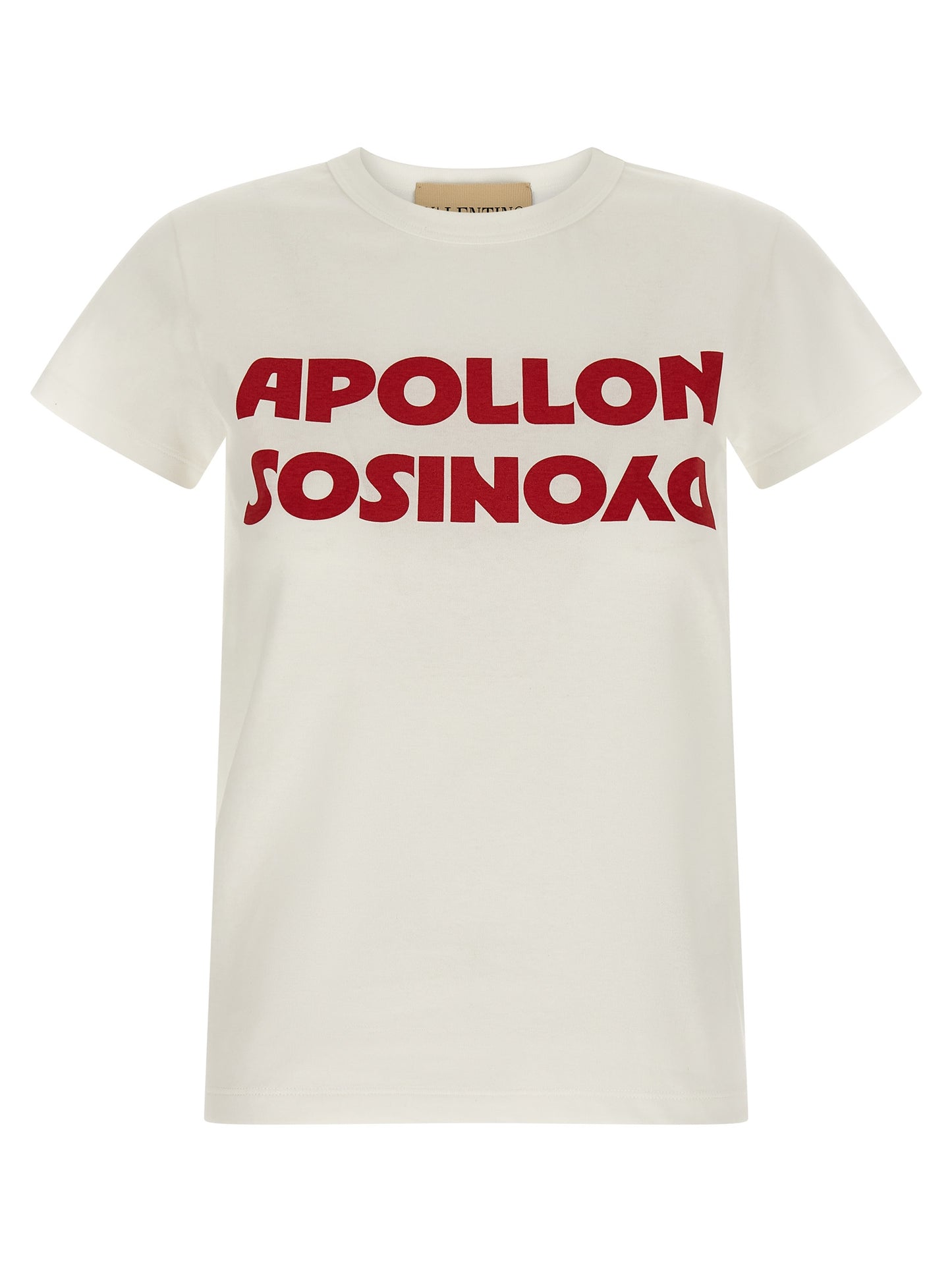 Camiseta de algodón blanca de Valentino Garavani