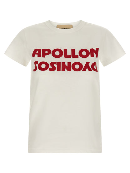 Camiseta de algodón blanca de Valentino Garavani
