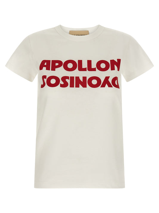 Camiseta de algodón blanca de Valentino Garavani