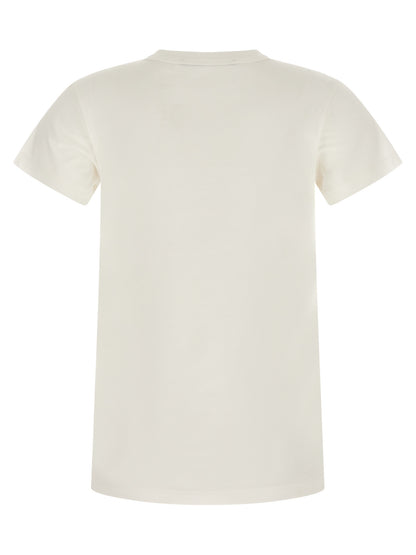 Camiseta de algodón blanca de Valentino Garavani